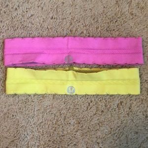 Ruffle lululemon headband bundle